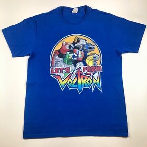 Let’s Form Voltron Blue Graphic Men’s T